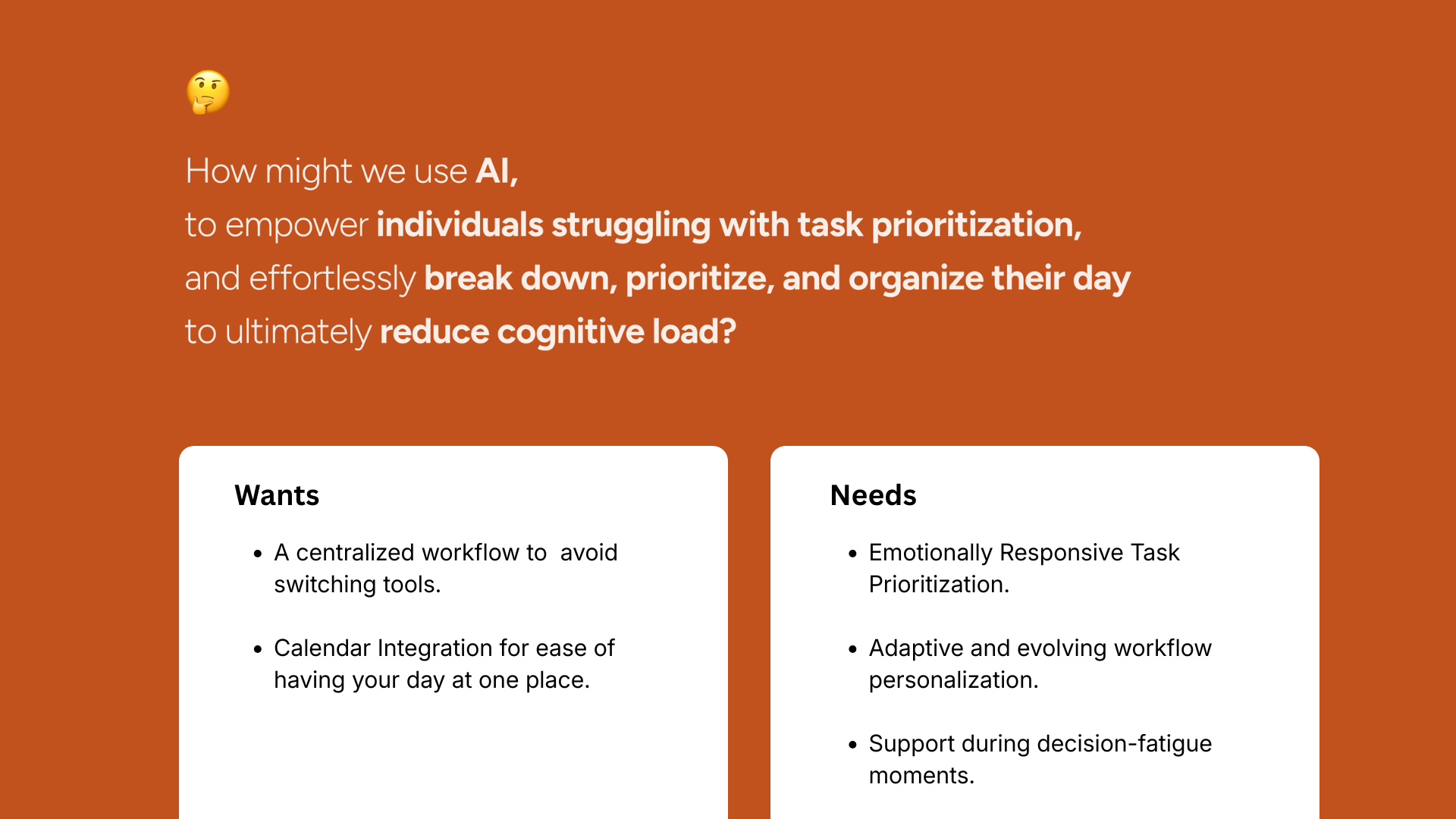 Align user journey